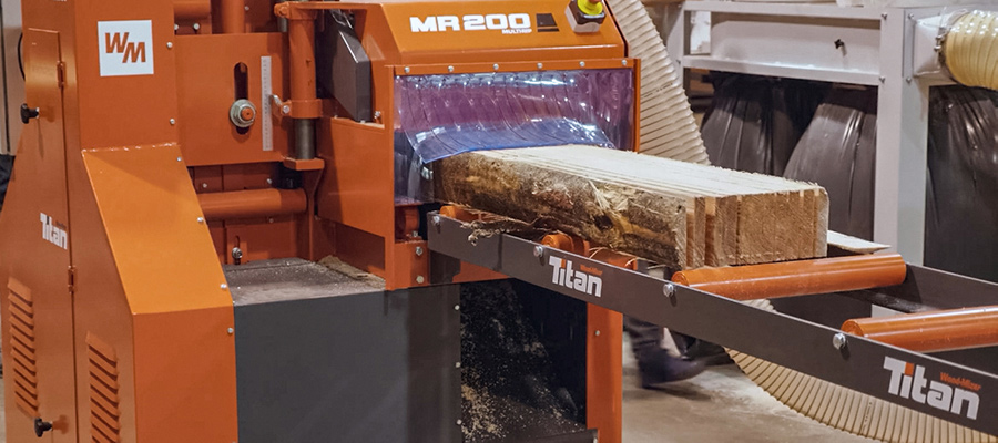 Wood Mizer launches High Performance MR200 Gang Saw Wood Panel USA